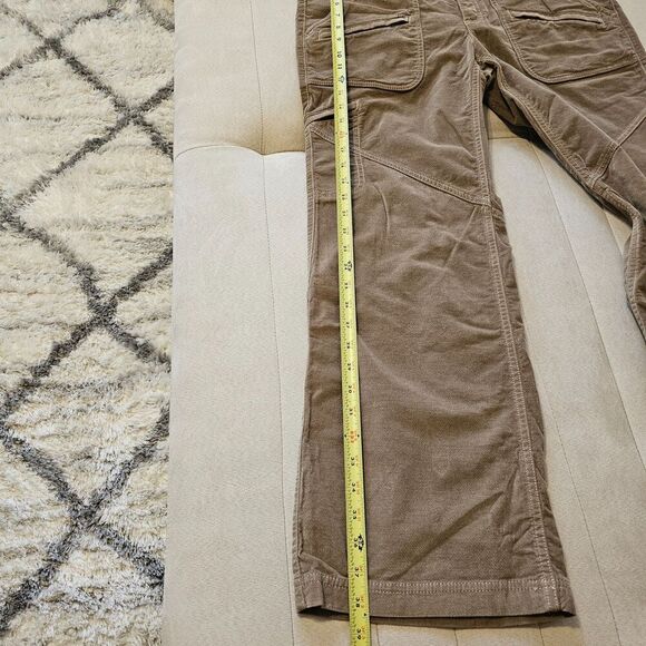 Athleta Corduroy Velvet Outdoor Pants Jeans Women Size 12P - Picture 12 of 14